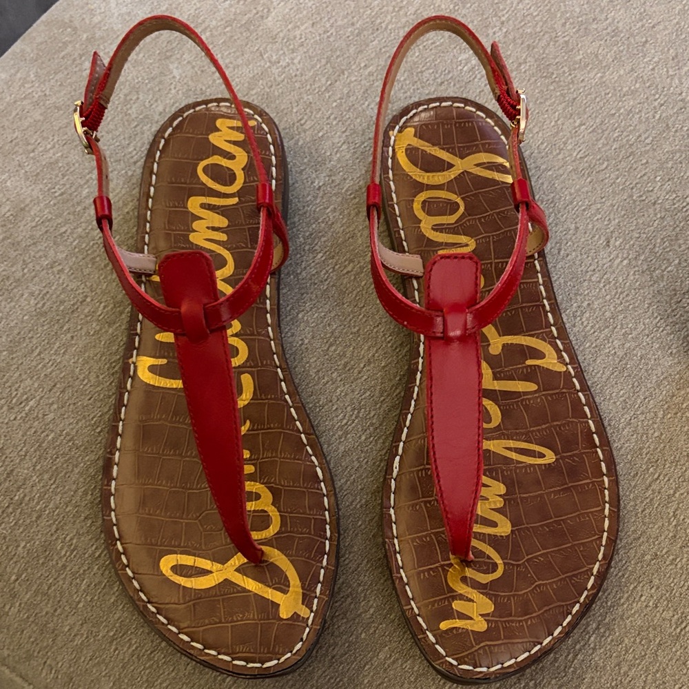 Sam Edelman Red Gigi Sandal